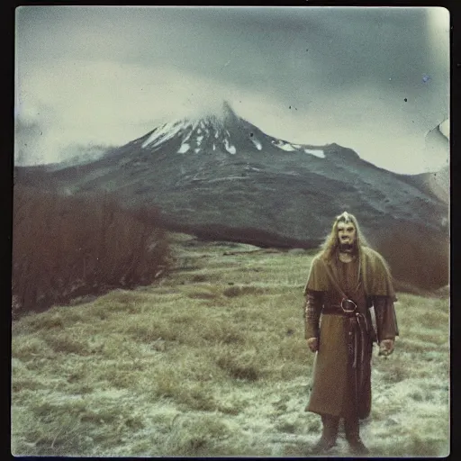 Image similar to polaroid of rohirrim by Tarkovsky