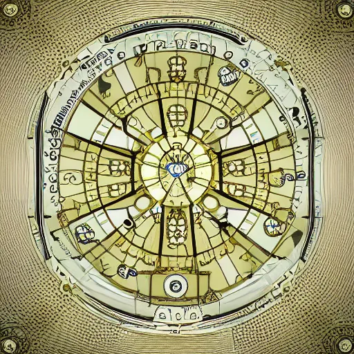 Image similar to Opulent hyperbaric Victorian Moscow subway prison chronomacrophotograph mycelial Faberge royal jelly scissors chamber on a nanometer scale. Ultracomplex precision engineering diagram render.-H 768