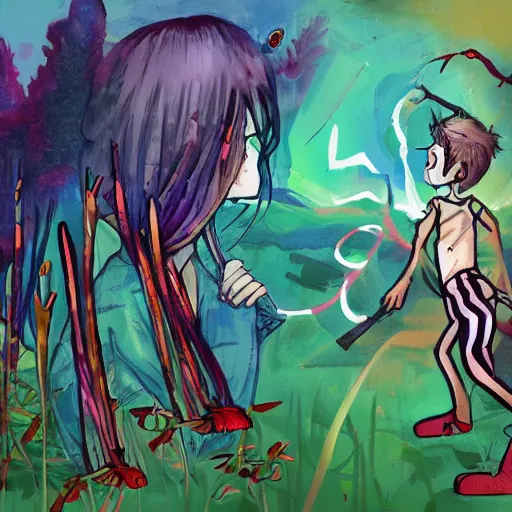 Prompt: artwork by grandfailure