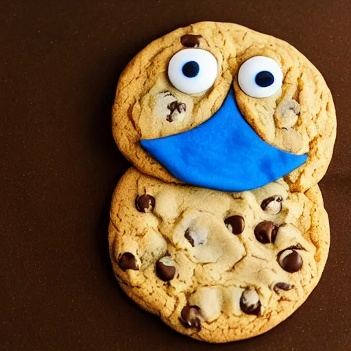 Prompt: real cookie monster