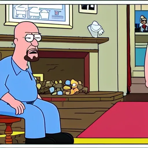 Image similar to walter white in family guy