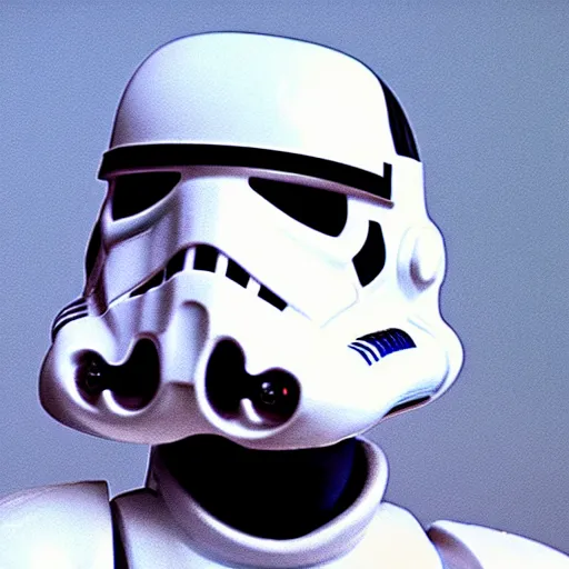 Prompt: bill murray as a stormtrooper in starwars