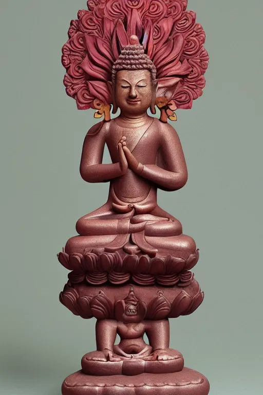 Image similar to plumbus, Buddhist