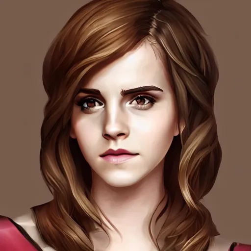 Prompt: Emma Watson in League of Legends. Digital Art. New Skin