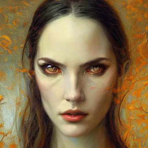 Image similar to a painting in the style of donato giancola, and in the style of charlie bowater, and in the style of ferdinand leeke. symmetry, smooth, sharp focus, semi - realism.