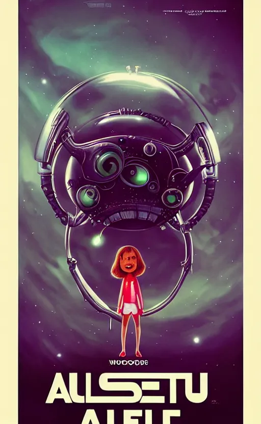 Image similar to cute, imaginative, alien poster art, movie art, alluring, by lucusfilm, weta studio, 8 k, denoised