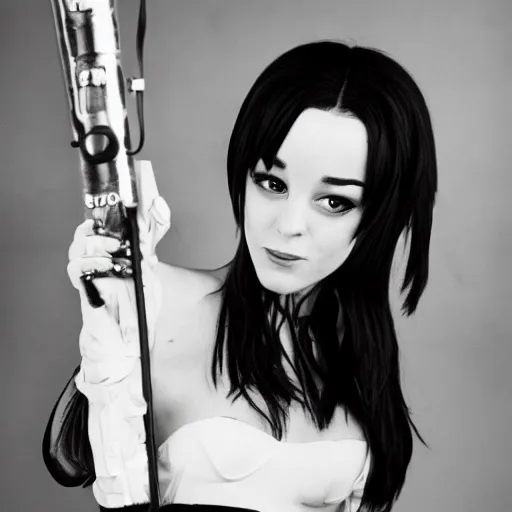 Image similar to 3 5 mm photo of alizee with cosplay