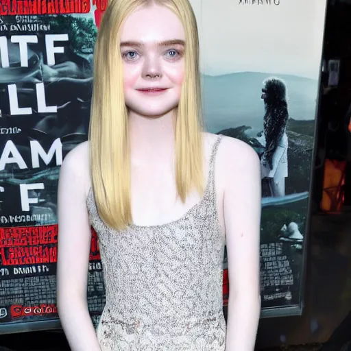 Image similar to Elle Fanning with dwarfism