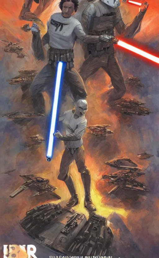 Image similar to unused cover art for star wars union by igor kordej