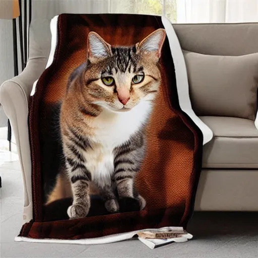 Image similar to a cat blanket