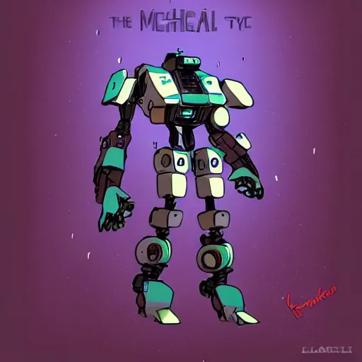 Image similar to mech in the style of kallamity luca zampriolo