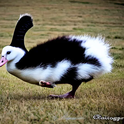 Image similar to a goose - cat - hybrid, animal photography