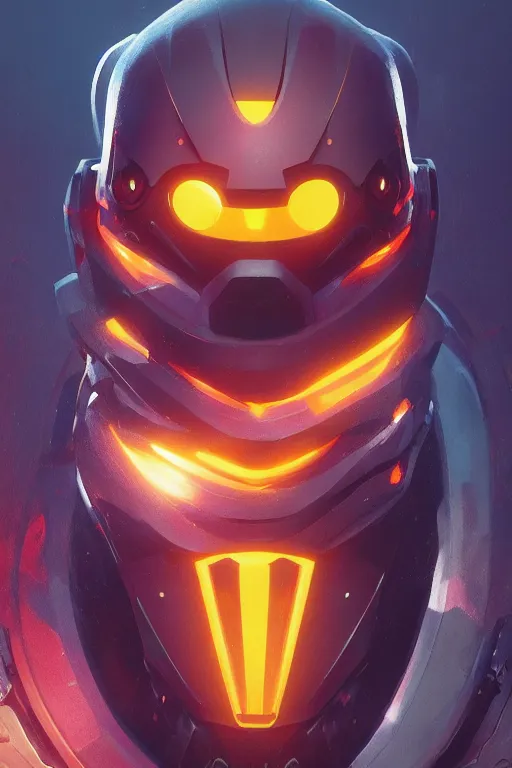 Image similar to epic mask helmet robot ninja portrait stylized as fornite style game design fanart by concept artist gervasio canda, behance hd by jesper ejsing, by rhads, makoto shinkai and lois van baarle, ilya kuvshinov, rossdraws global illumination radiating a glowing aura global illumination ray tracing hdr render in unreal engine 5