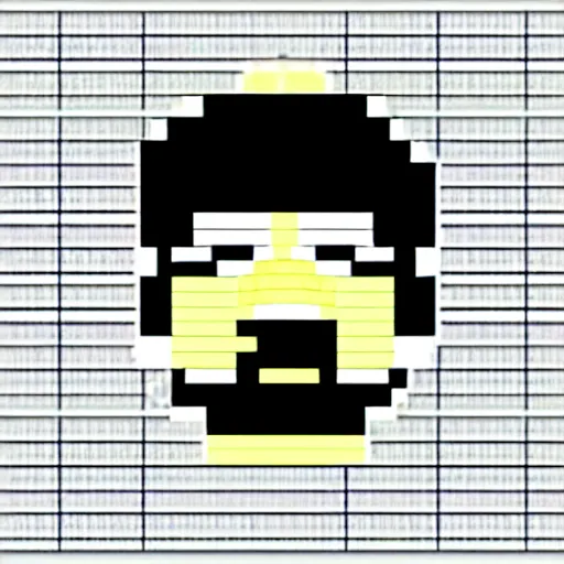 32x32 pixel art of an old grumpy ship captain, white, Stable Diffusion