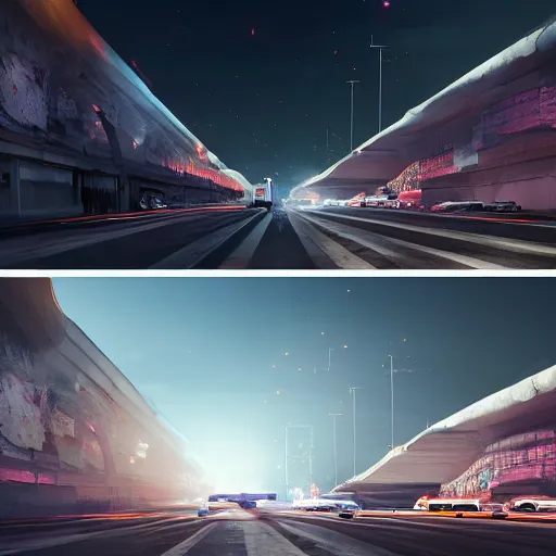 Image similar to sci-fi cars : wall near structure on : the coronation of napoleon painting : and digital billboard in the middle, unreal engine 5, keyshot, octane, artstation trending, ultra high detail, ultra realistic, cinematic, 8k, 16k, in style of zaha hadid, in plastic, dark, tilt shift,