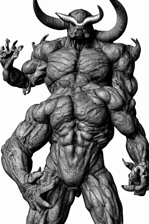 Image similar to bull humanoid figure, highly detailed, digital art, sharp focus, trending on art station, kentaro miura manga art style