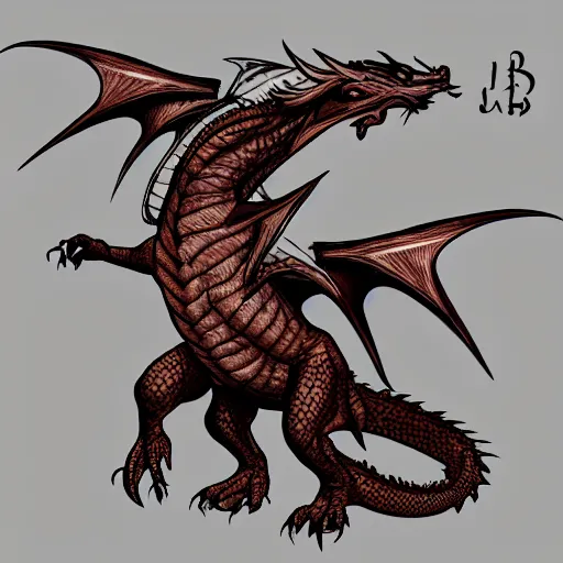 Prompt: a dragon, in the style of stormstudios