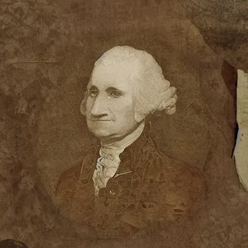 Image similar to george washington as a blender texture