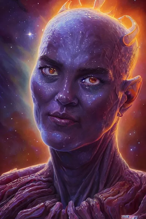 Prompt: beautiful oil painting with high detail of a wise Space ent(Crying Artfully) made of stars and plasma, hybrid from dungeons and dragons and art direction by James Cameron ;by artgerm; wayne reynolds art station; cinematic quality character render; low angle; ultra high quality model; production quality cinema model