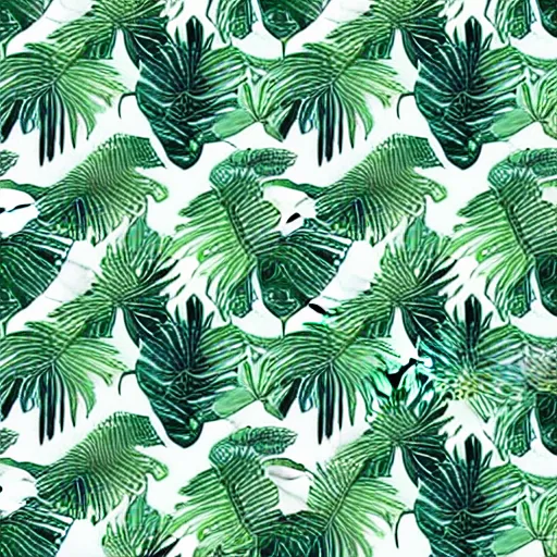 Image similar to repeating pattern seamless. watercolor. tropical palm leaves