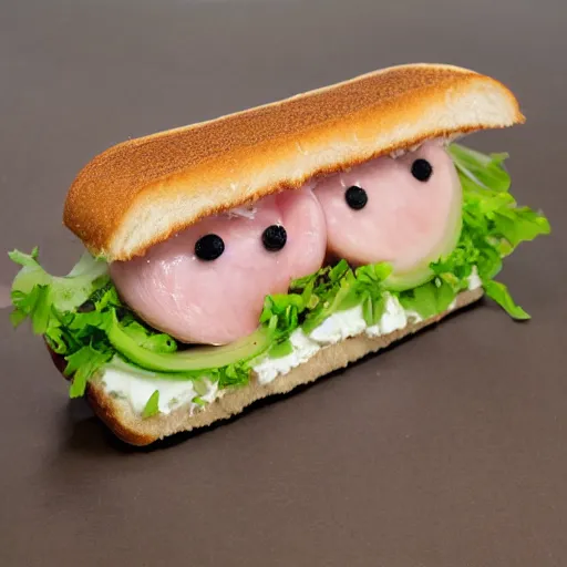 Prompt: pig sandwich