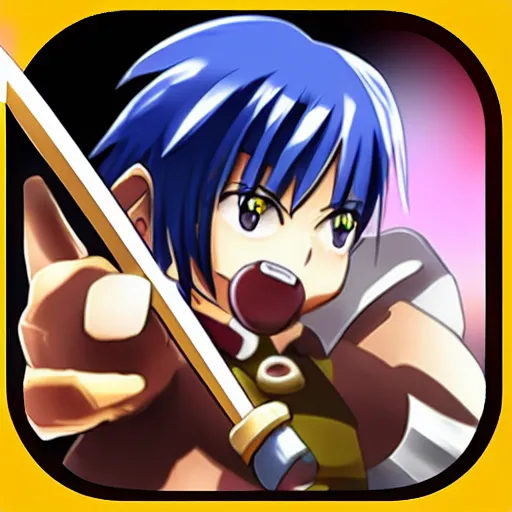 Image similar to anime pencil as clash of clans app icon