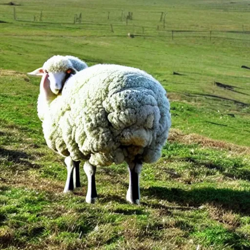 Image similar to sheep that looks like broccoli, broccoli sheep, sheep