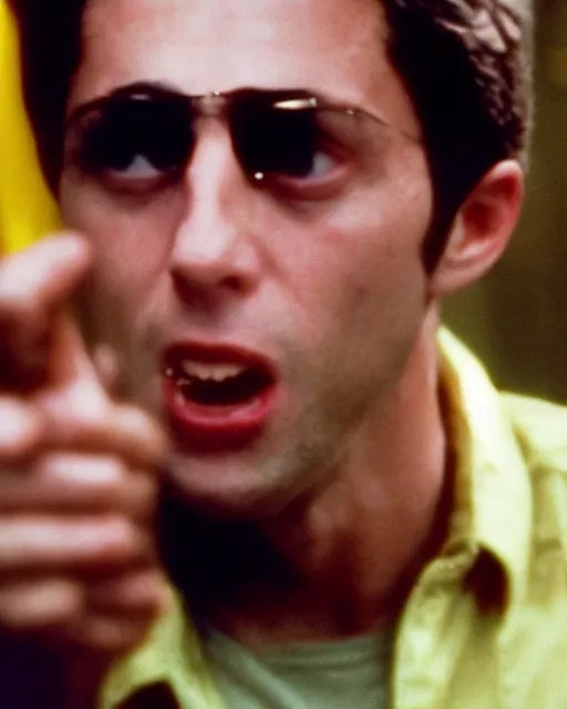 Image similar to film still close - up shot of bill clinton as travis bickle from the movie taxi driver. photographic, photography