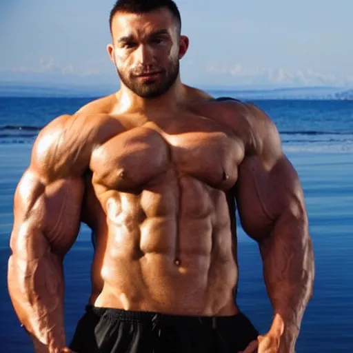 Image similar to most muscular guy in the world