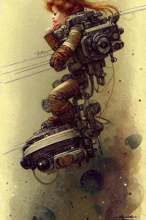 Image similar to design only! ( ( ( ( ( 2 0 5 0 s retro future art golden age of american illustrators designs borders lines decorations space machine. muted colors. ) ) ) ) ) by jean - baptiste monge!!!!!!!!!!!!!!!!!!!!!!!!!!!!!!
