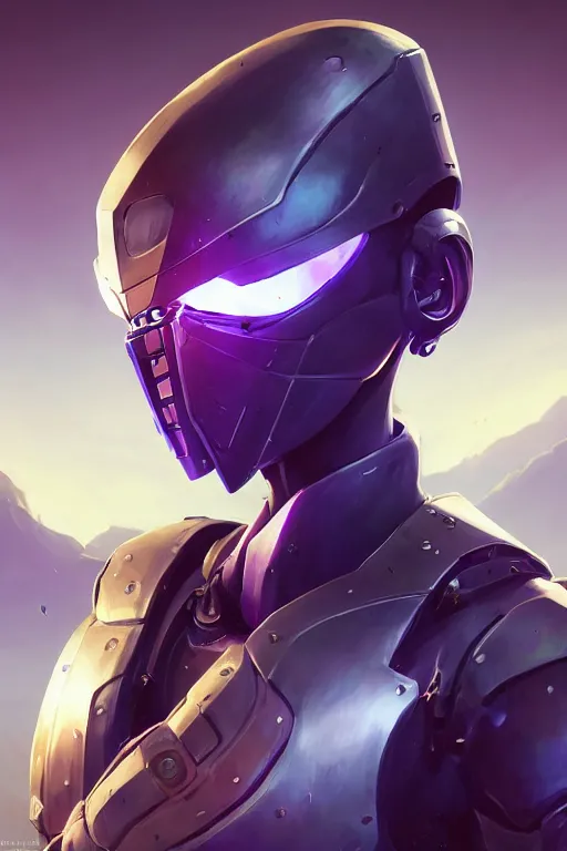 Image similar to epic mask helmet robot ninja portrait stylized as fornite style game design fanart by concept artist gervasio canda, behance hd by jesper ejsing, by rhads, makoto shinkai and lois van baarle, ilya kuvshinov, rossdraws global illumination radiating a glowing aura global illumination ray tracing hdr render in unreal engine 5