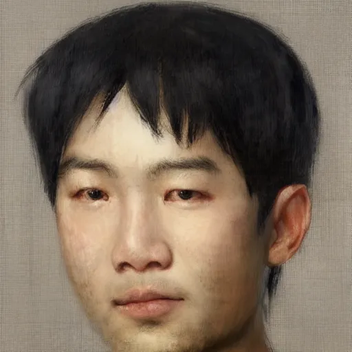 Image similar to asian male portrait by ruan jia