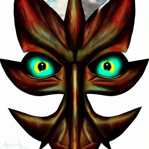 Prompt: photorealisic majora's mask