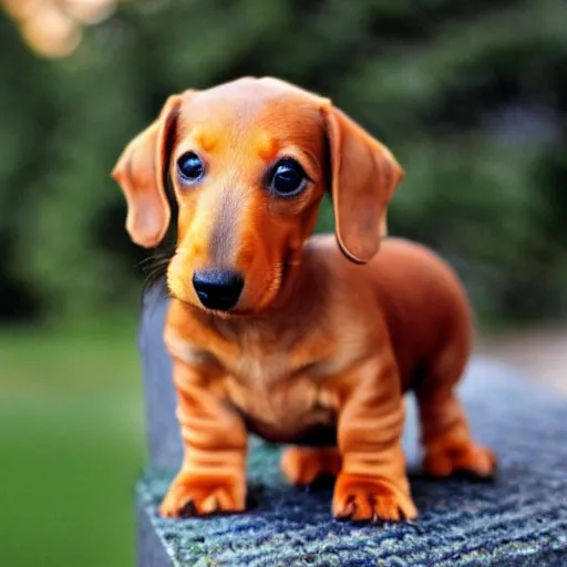 Prompt: the cutest daschund in the world