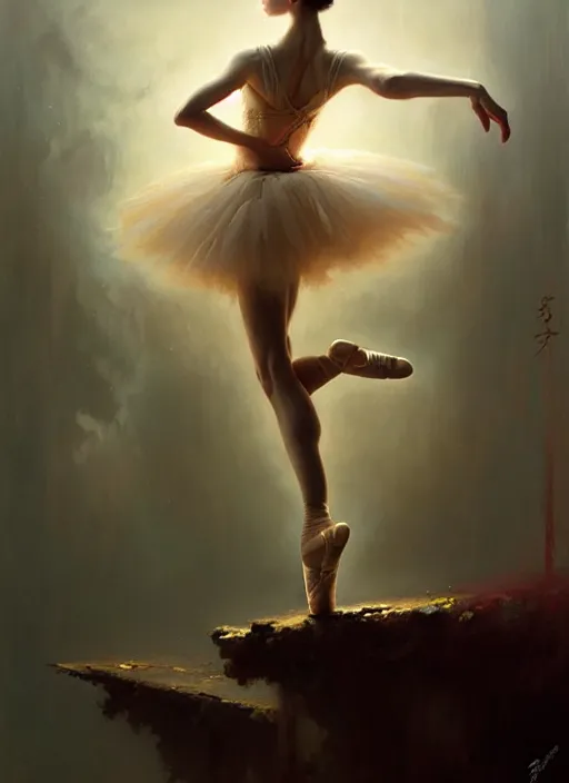 Image similar to prima ballerina by bayard wu, anna podedworna, gaston bussiere, greg rutkowski