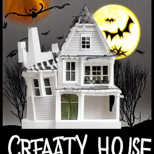 Image similar to create spooky house
