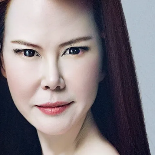 Image similar to face of Chinese Nicole Kidman