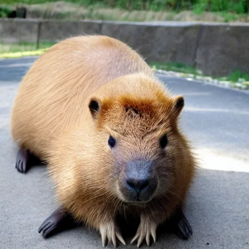 Prompt: softest capybara cuddly