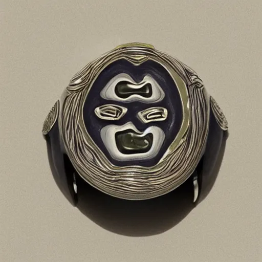 Prompt: jewelry inspired by the Haida Gwaii, high detail, product photo