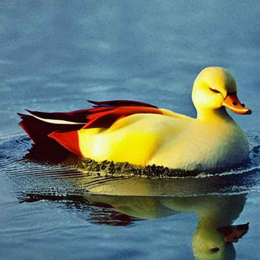 Image similar to Funky duck. CineStill