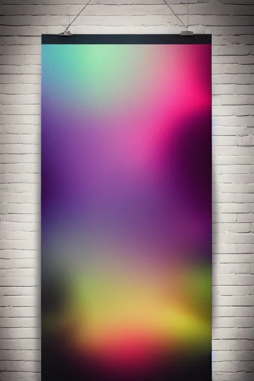 Image similar to pastel gradient poster