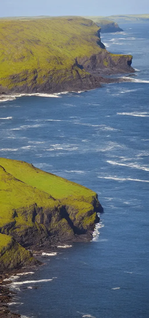 Prompt: the coast of northern england