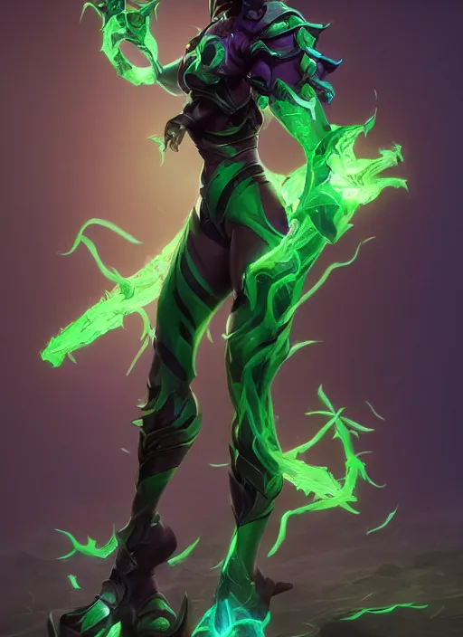 Image similar to female thresh, from league of legends, hyper detailed, digital art, trending in artstation, cinematic lighting, studio quality, smooth render, fluorescent skin, unreal engine 5 rendered, octane rendered, art style by klimt and nixeu and ian sprigger and wlop and krenz cushart