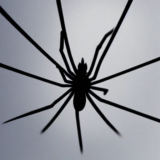 Image similar to spider in the sky, photorealistic, 3 5 mm,