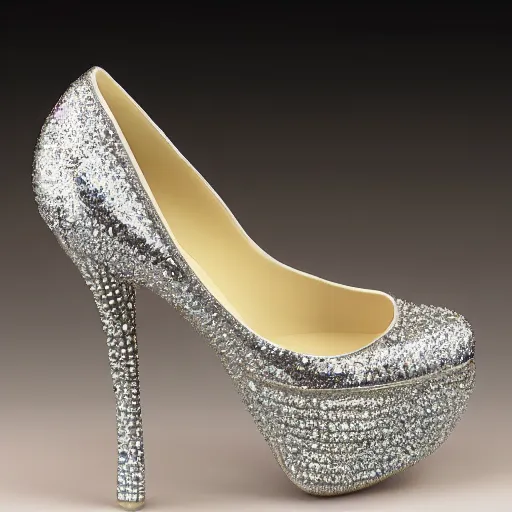 Image similar to a cyport cinderella with her crystal high heel - h 4 2 0