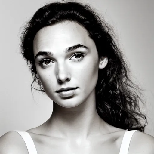 Image similar to a masterpiece portrait photo of a beautiful young woman who looks like an innuit gal gadot, symmetrical face