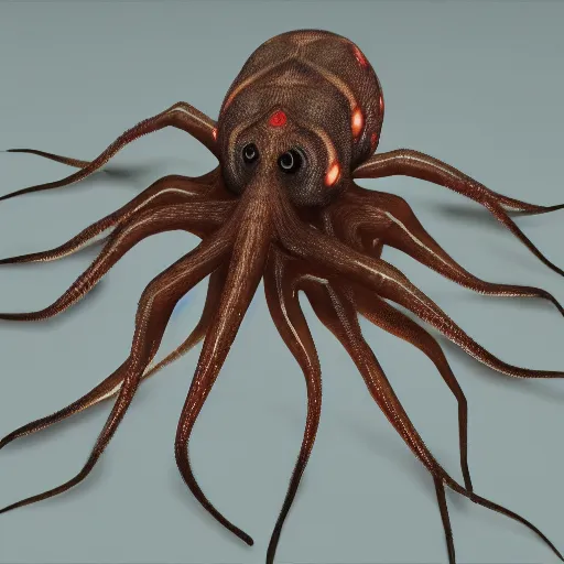 Image similar to squid spider chimera