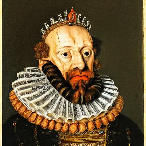 Image similar to portrait of king charles the 4 th by arcimboldo