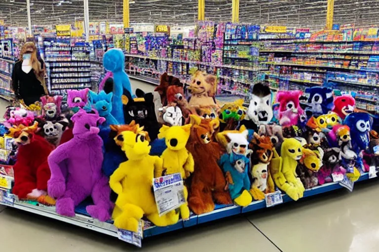 Image similar to photo of fursuits for sale at walmart