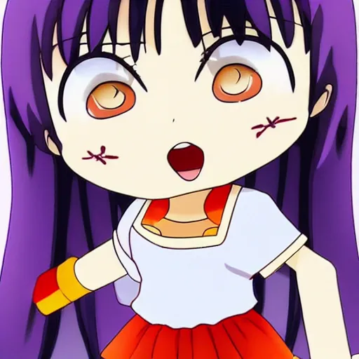 Prompt: Kagura from Azumanga Daioh